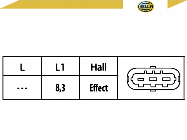 HELLA CAPTEUR POSITION GALET DISTRIBUTION 6PU009 121-791