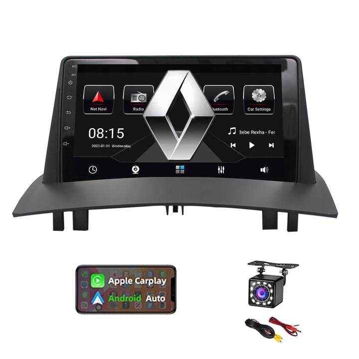 RADIO 2DIN ANDROID12 RENAULT MEGANE II 8GB 128GB 