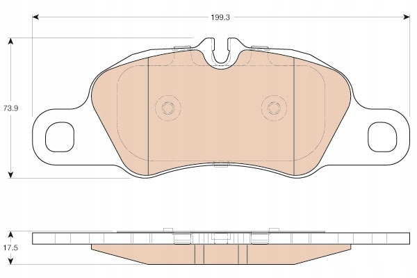 ZAPATAS HAM. PORSCHE P. 911 08-/BOXSTER 1 