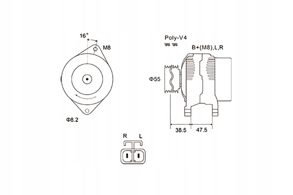 MAGNETI MARELLI ALTERNADOR HYUNDAI 