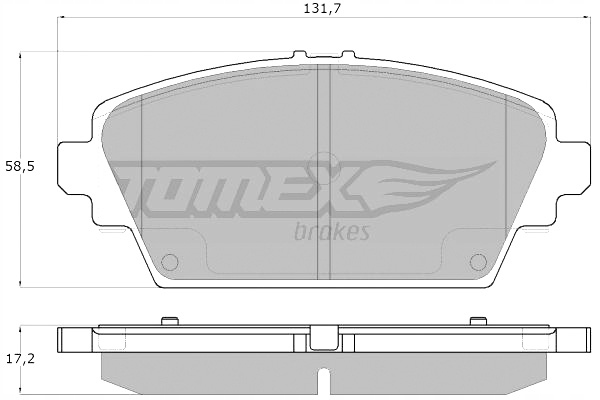 ZAPATAS DE FRENADO NISSAN PRIMERA 02-08 TOMEX BRAKES 