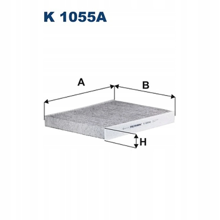 FILTR, VENTILACIÓN PRZESTRZENI PASAZERSKIEJ FILTRON K 1055A 