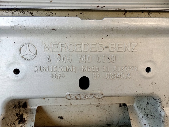 A2057400010 COUVERCLES DE COFFRE COUVERCLES DE COFFRE MERCEDES A 205 UNIVERSEL SZARO BLEKITNY