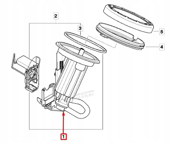 BMW M6 E63 COUPÉ KIT POMPES CARBURANTS 16117373525