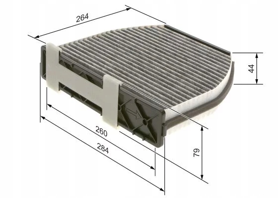 BOSCH 1 987 435 001 FILTR, VENTILACIÓN PRZESTRZENI PASAZERSKIEJ 