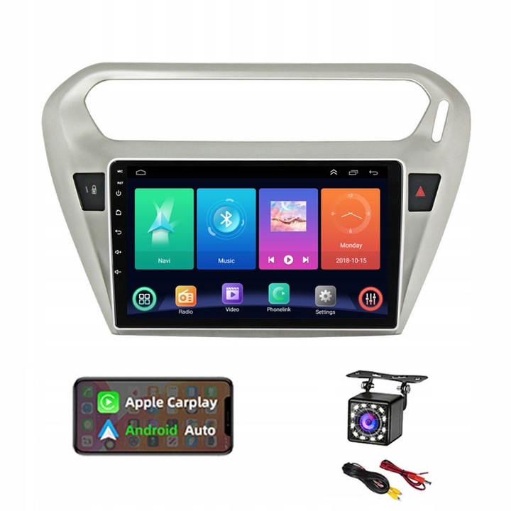 RADIO 2DIN ANDROID12 PEUGEOT 301 2GB 32GB GPS FM 