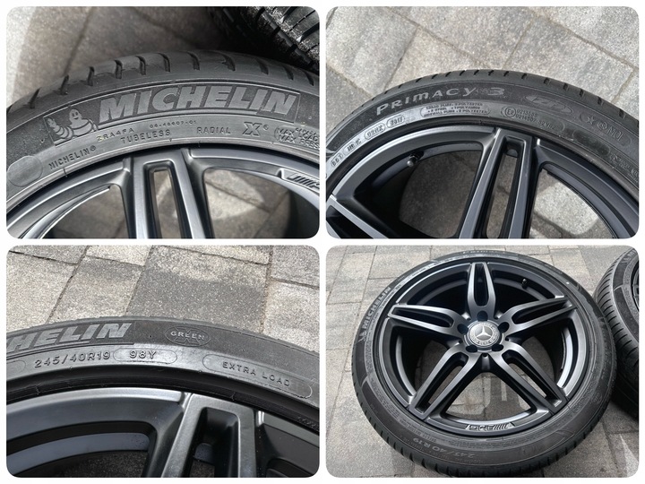 RUEDAS DE VERANO MERCEDES 19 AMG CLS C219 W219 C218 W218 X218 C257 W257 DISTANCIAS 