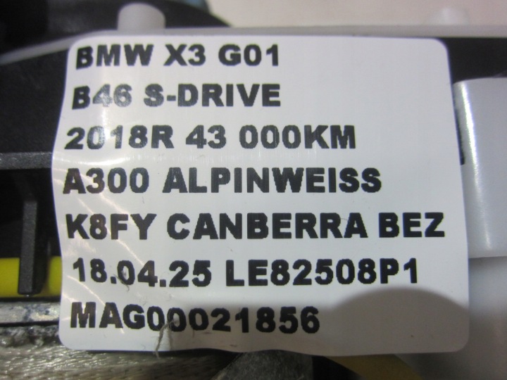 BMW X3 G01 X4 TENDEUR PANNEAU AVANT AVANT DROIT 7469960 72117469960 USA