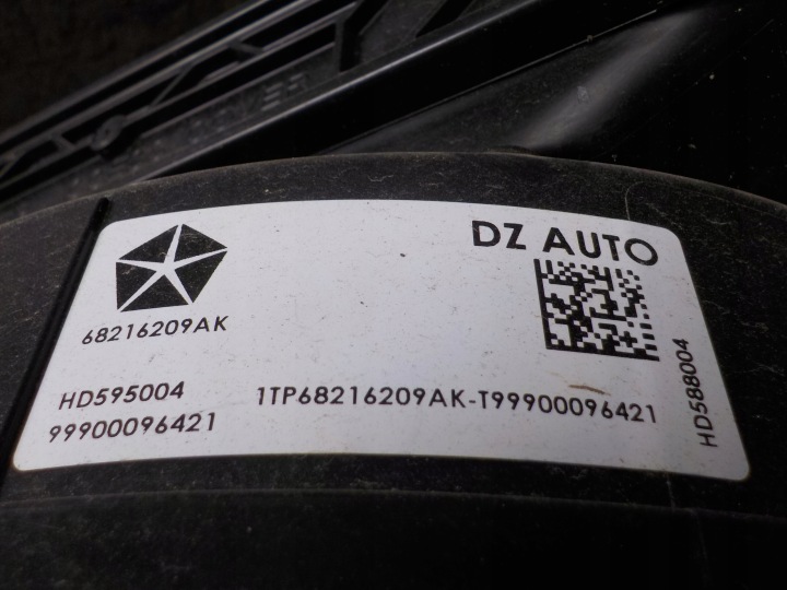 CHAUFFAGE AVANT CHRYSLER PACIFICA 16- 68216209AK