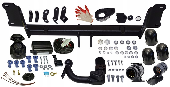 VERTICAL TRANSMISIÓN AUTOMÁTICA BARRA DE REMOLQUE GANCHO DE REMOLQUE CON MODULEM13PIN7P +WIAZKA BMW X4 F26 2014-18 