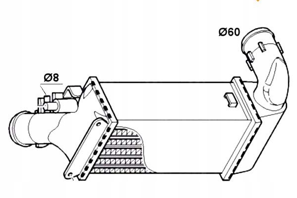 NRF 30835 RADIATEUR AIR DE CHARGE