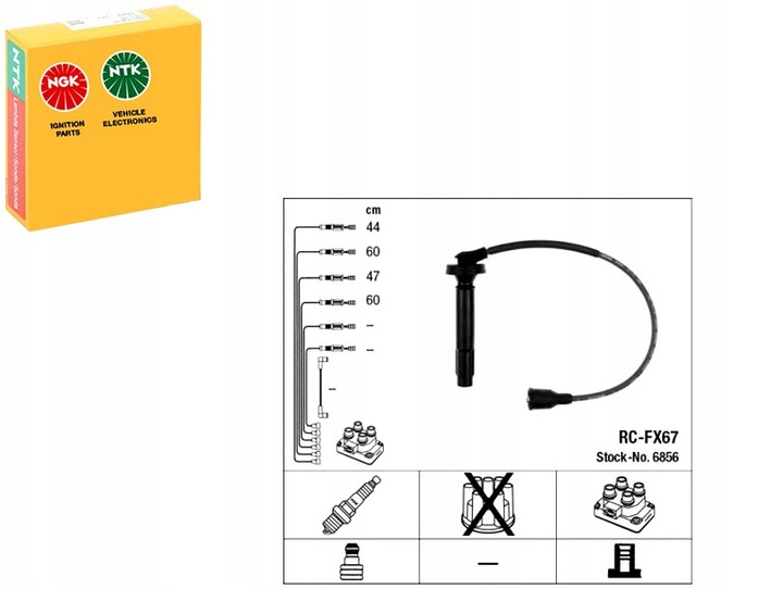 NGK ACCIONAMIENTO DE ARRANQUE SUBARU RC-FX67 