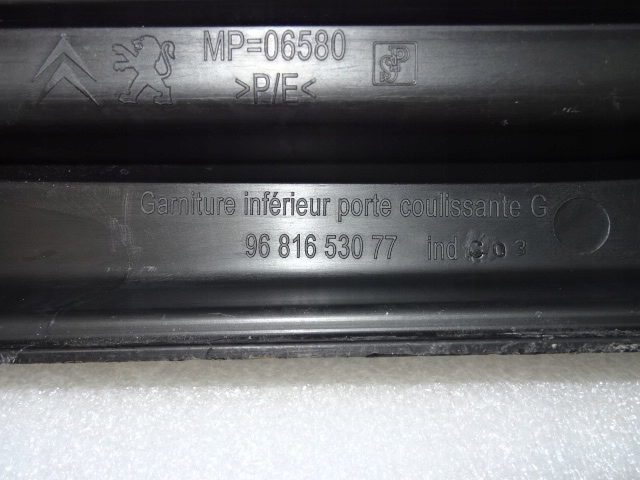 BERLINGO PARTENAIRE COMBO PROACE MOULURE DÉCORATIVE PORTES GAUCHES ARRIÈRE
