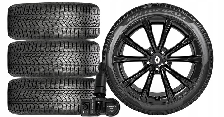 NUEVO RUEDAS INVIERNO RENAULT LATITUDE PIRELLI 235/45R18+TPMS 