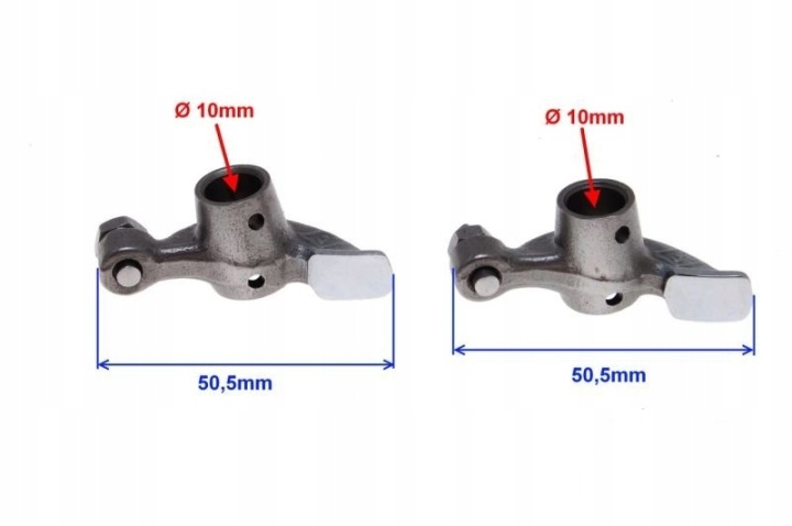 CULBUTEUR SOUPAPE JEU 2PCS GY6 50 CM3