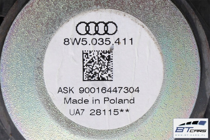 AUDI A4 BERLINE HAUT-PARLEURS SONORISATION 8W5035412 8W5035411 8W0035415 8W0035454
