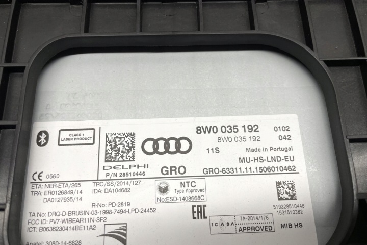 MODULE NAVIGATION AUDI A4 (8W2, B9) 8W0035192 2.0L DIESEL 110KW 2015