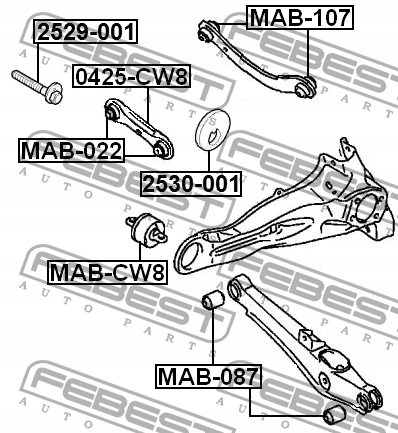 VIS AVEC MIMOSRODEM CITROEN C-CROSSER 2007-2012