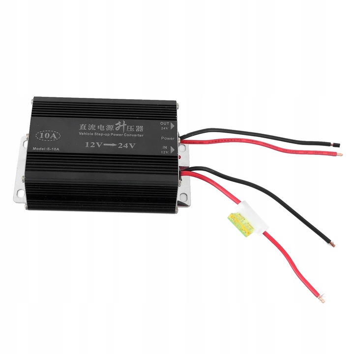 10A 12V PARA 24V CONVERTEDOR DE TENSIÓN REFORZADOR 