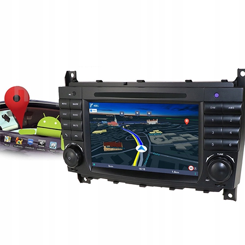 RADIO ANDROID BT MERCEDES GASOLINA CLC C W203 CLK W209 