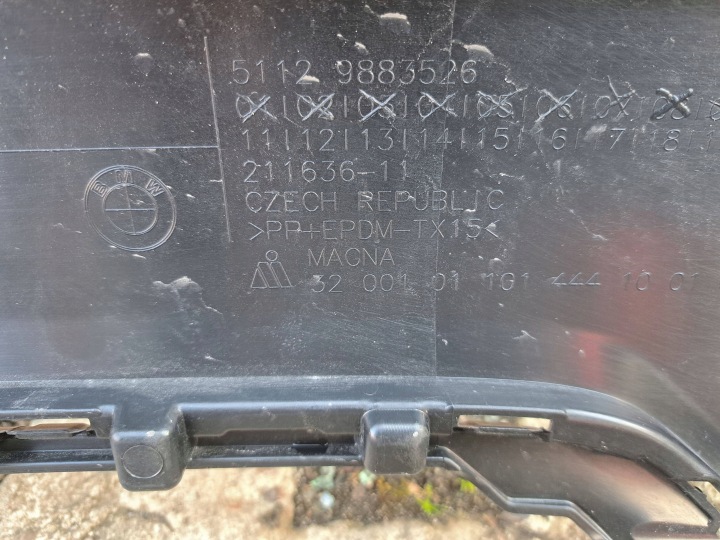 BMW X1 U11 MODULE PARE-CHOCS ARRIÈRE ARRIÈRE