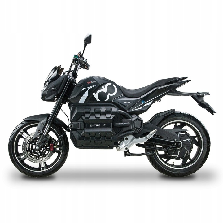 MOTOCYCLETTE ÉLECTRIQUE BILI BIKE EXTREME 6000W 72V 120AH ALARME +USB