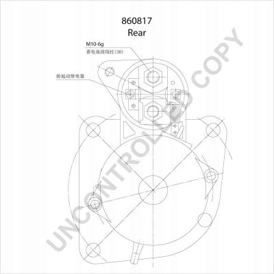DÉMARREUR PRESTOLITE ÉLECTRIQUE 860817