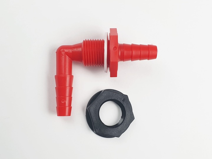 BRIDE COUDE RACCORD ISOLANT VERS RÉSERVOIR EAU CONNECTEUR 10/12MM POLACZEN