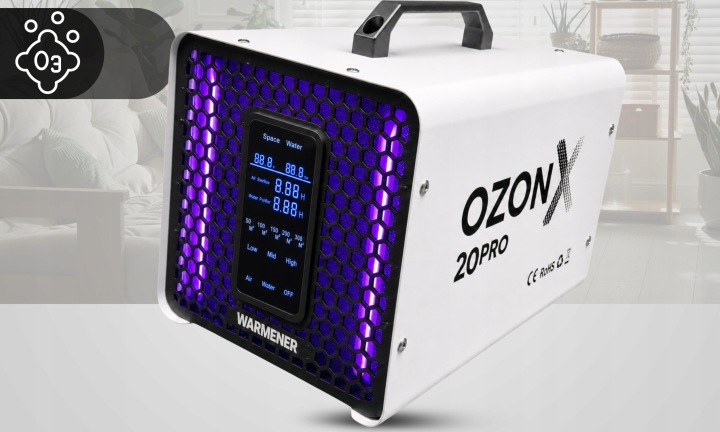 2× GÉNÉRATEUR OZONU 20 G/H OZONATOR AIR AUTOMOBILE EAU OZONX 160W