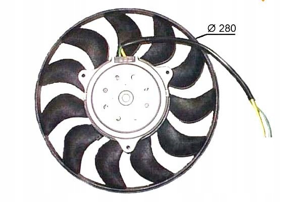 VENTILATEUR RADIATEUR VW A4 1,9/2,5TDI 00-
