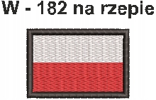 FLAGA POLSKI, NASZYWKA PATRIOTYCZAL AL RZEPIE 