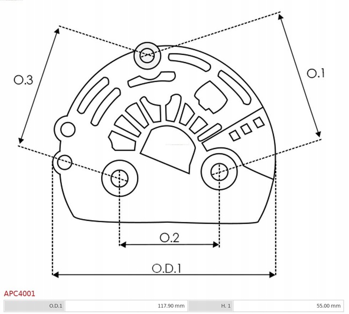 APC4001 AS RECUBRIMIENTO GENERADOR 