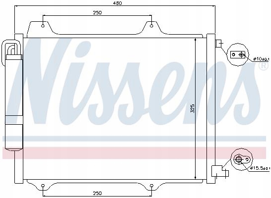 NISSENS 94754 SKRAPLACZ, AIR CONDITIONING photo 3 - milautoparts-fr.ukrlive.com