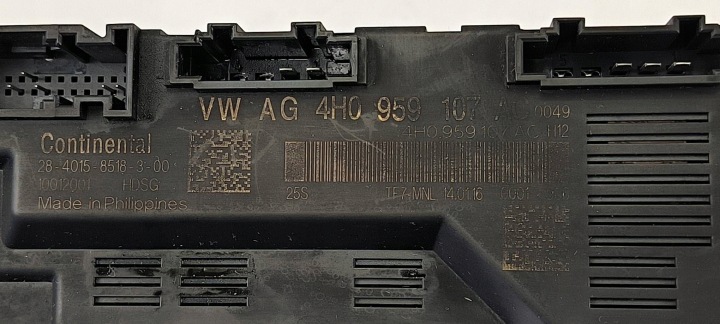 MODULE COUVERCLES DE COFFRE COUVERCLES DE COFFRE AUDI A8 S8 D4 4H 4.0 TFSI 2016 4H0959107
