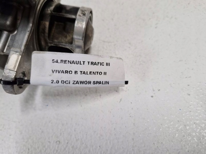 RENAULT TRAFIC III VIVARO B 2.0 DCI SOUPAPE GAZ D'ÉCHAPPEMENT EGR 147105982R