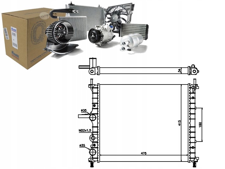 RADUADOR DEL MOTOR - SISTEMA DE REFRIGERACIÓN DEL MOTOR [NISS 