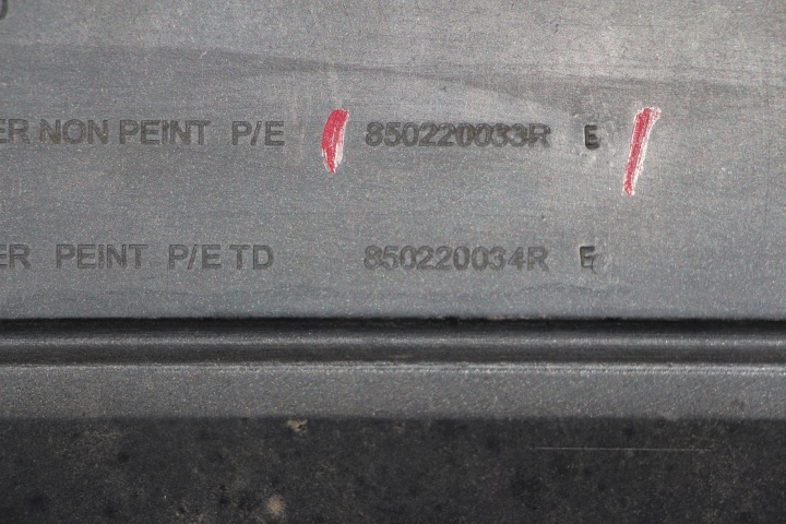 DACIA DUSTER I 2009-17 PARE-CHOCS ARRIÈRE ARRIÈRE ORIGINAL