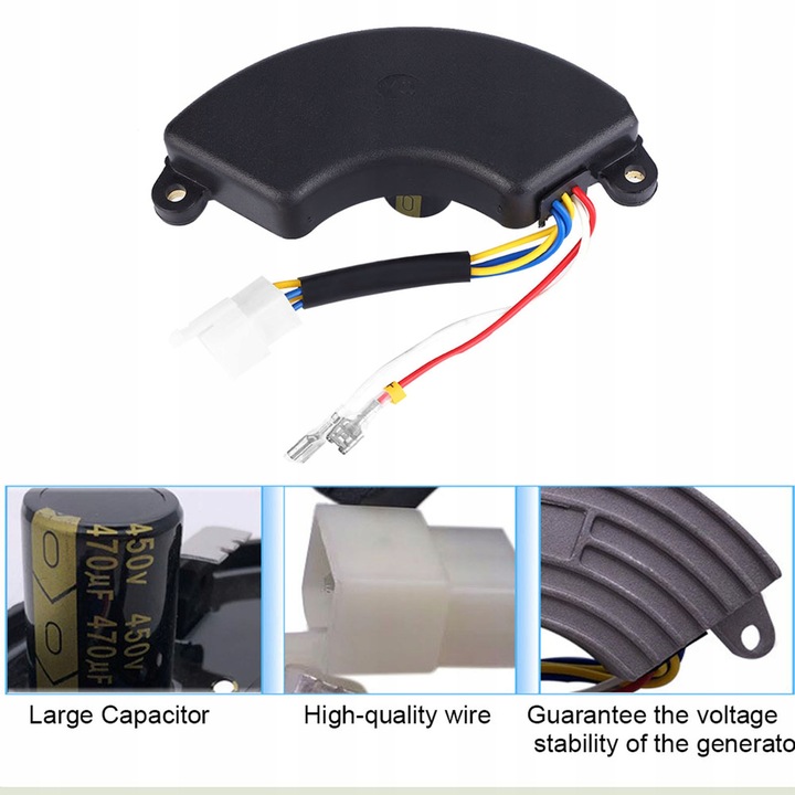 REGULATORIUS ĮTAMPOS AVR 5-6.5KW 470UF 250V PROSTO nuotrauka 3