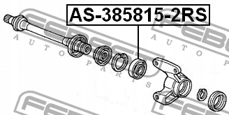 COJINETE DE ACCIONAMIENTO FEBEST PARA HONDA FR-V 2.2I 