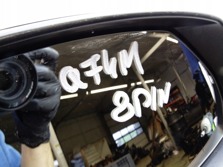 RÉTROVISEUR EXTÉRIEUR PORTES DROIT L041 AUDI Q7 4M 15- 8 GOUPILLE 4M2857410