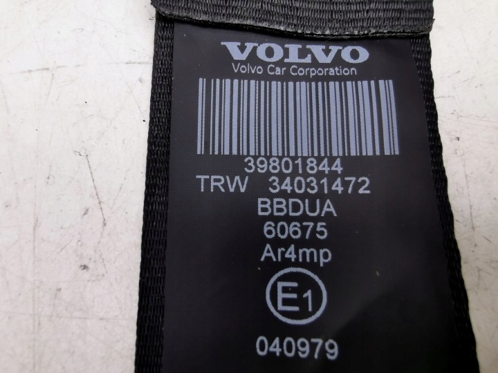 VOLVO XC60 ARRIÈRE CEINTURE DE SÉCURITÉ 2011 39801844