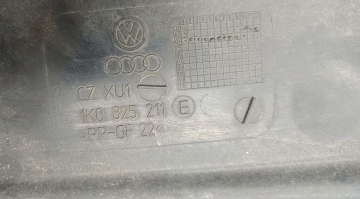 PROTECTION CHÂSSIS AUDI A3 8P 1K0825211E