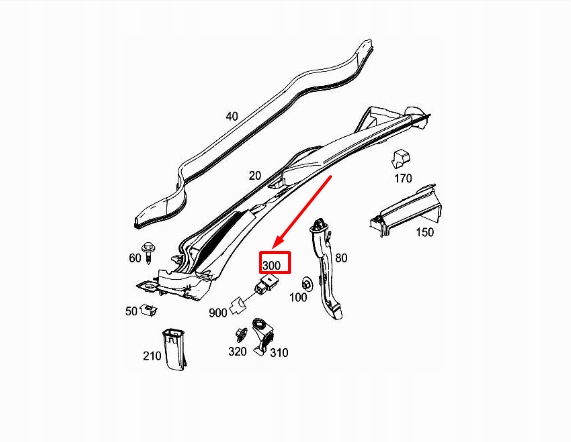 CAPTEUR QUALITÉ AIR MERCEDES CLA GLA A2045420218