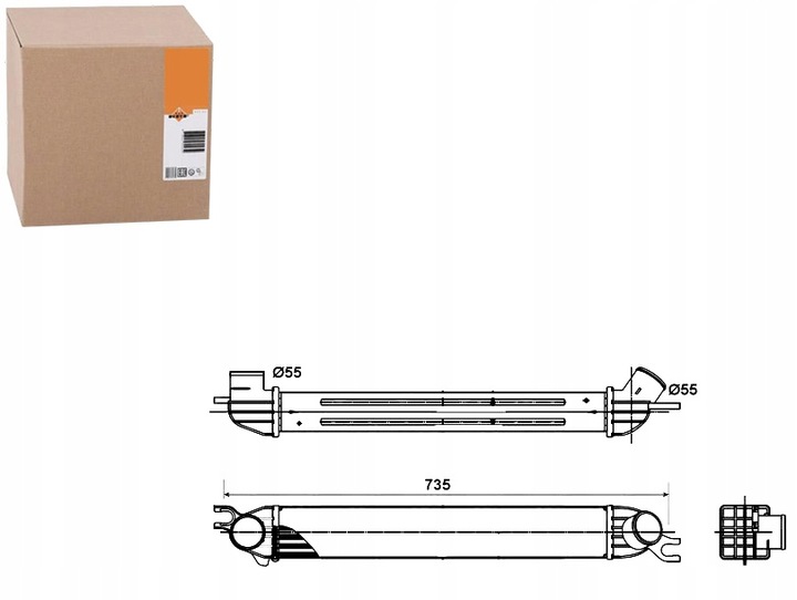 NRF 30303-NRF INTERCOOLER 