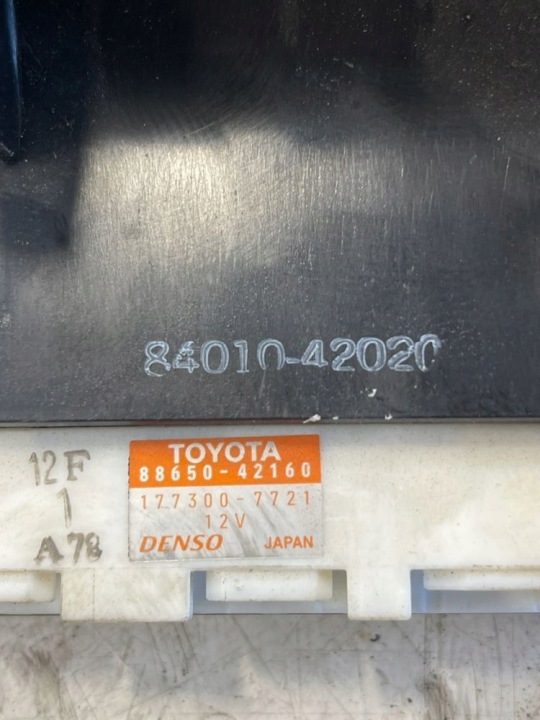 PANNEAU CLIMATISATION TOYOTA RAV 4 (XA20) 8865042160