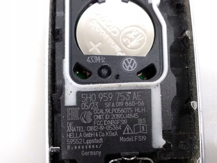 VOLKSWAGEN ID.3 2023 CLÉ CARTE ALLUMAGE