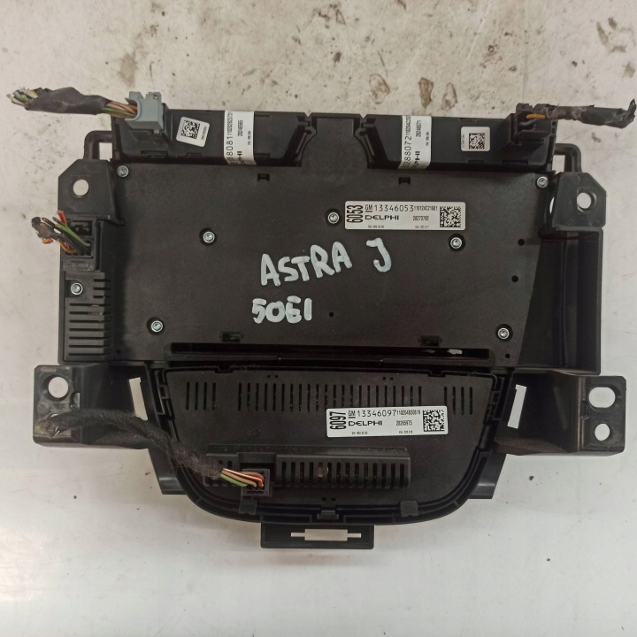 OPEL ASTRA J PANNEAU RADIO CONDUIT D'AIR CLIMATISATION 13346053