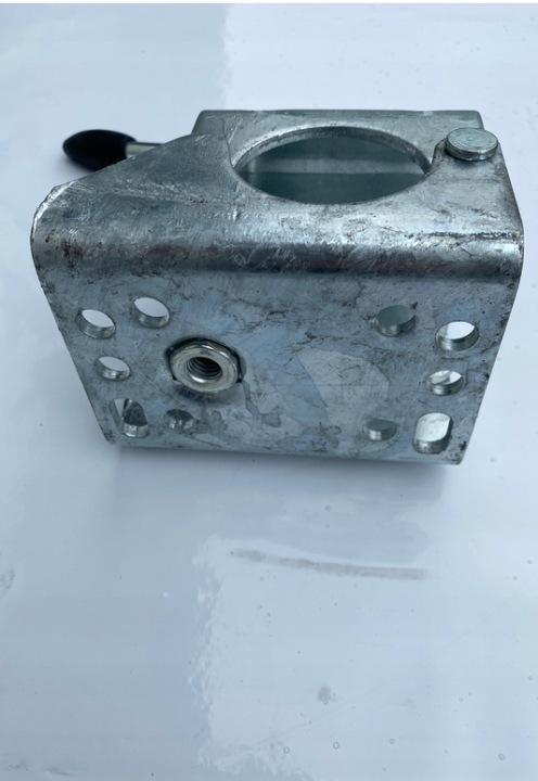 KOLO SUPPORTS AVEC ÉTRIER DE FIXATION 250KG FI60 MÉTALLIQUE MZ5
