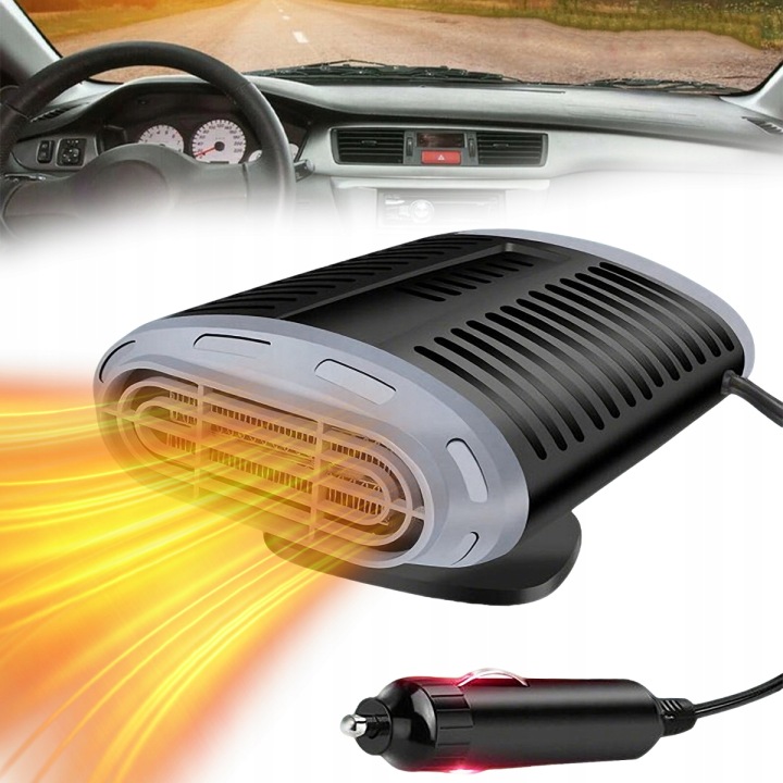 MINI CHAUFFAGE RADIATEUR AUTOMOBILE BRUYÈRE VENTILATEUR SUR VITRE VERS VOITURE 12V