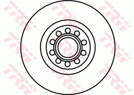 TRW TARCZE+KLOCKI AVANT VW PASSAT B5 B5FL 312MM